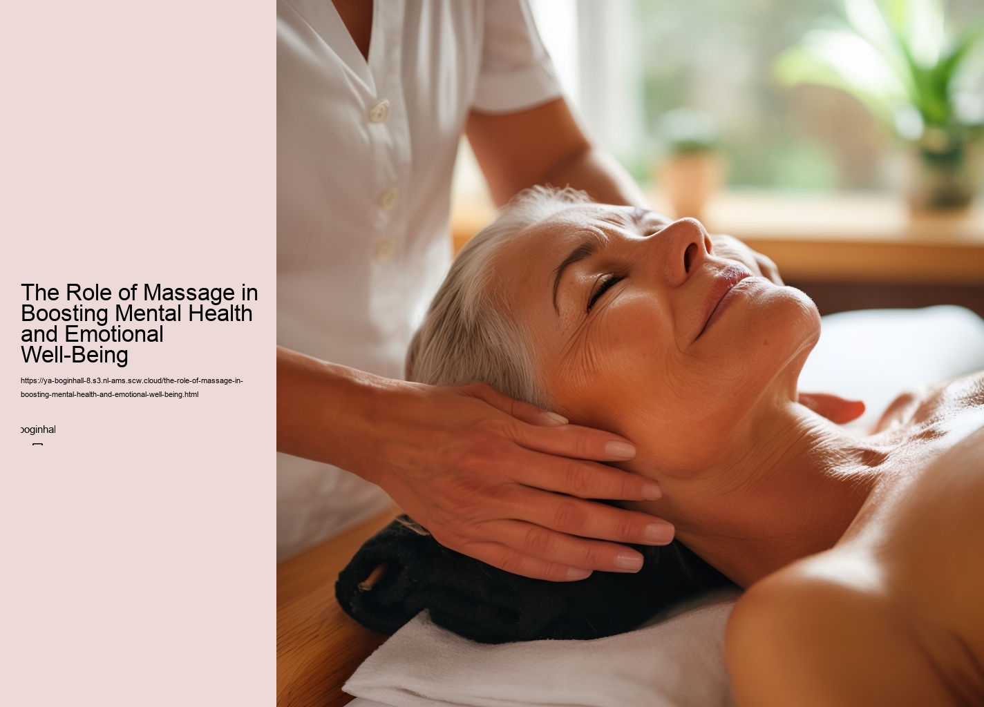 The Role of Massage in Boosting Mental Health and Emotional Well-Being